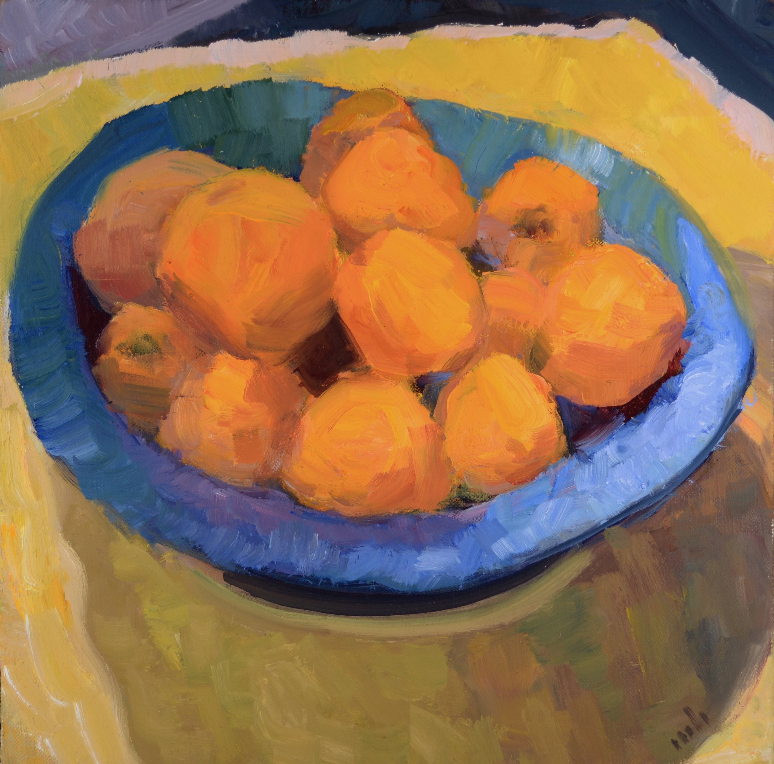 Matthew Higginbotham / Apricots in Blue Bowl (2026 Solo Show)