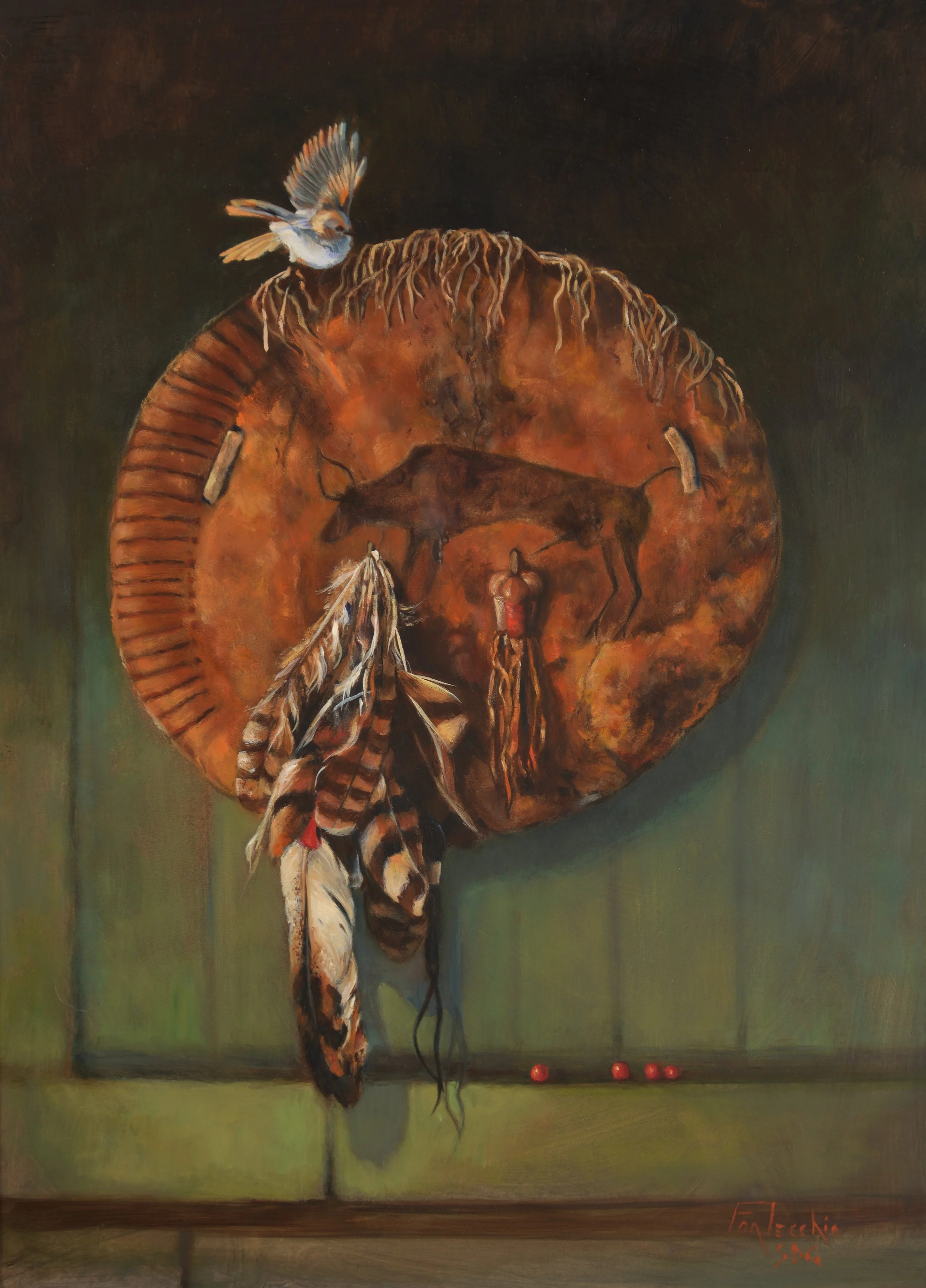 Jan Fontecchio / Buffalo Warrior Shield and Bushtit