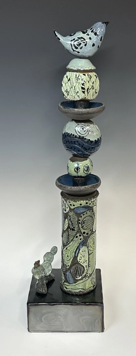 Linda Manning / Bird Wayfinder V - Keeper of the Blue Hour