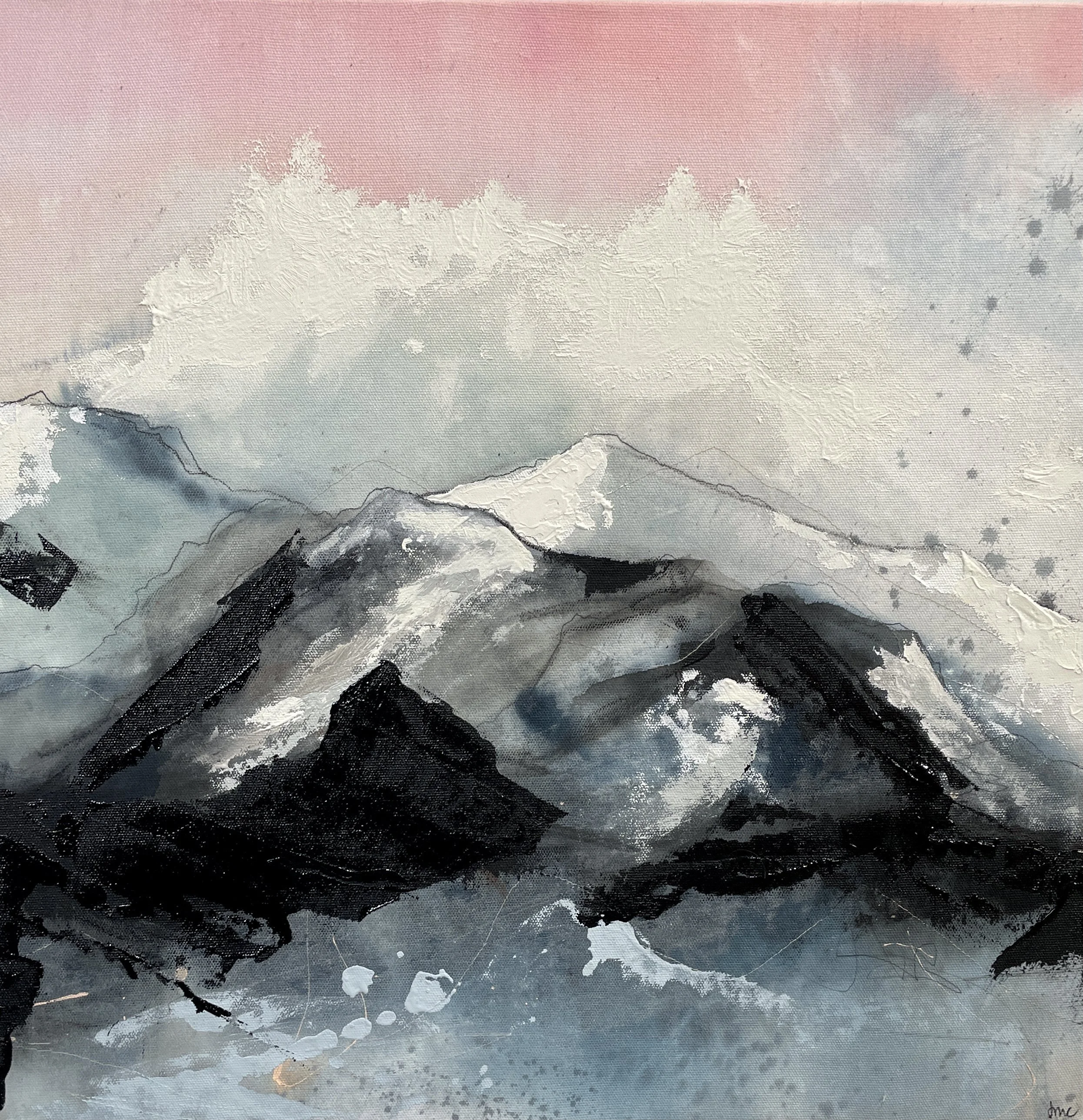 Watercolor Ridge 20x20x1.5 Acrylic on Canvas $397