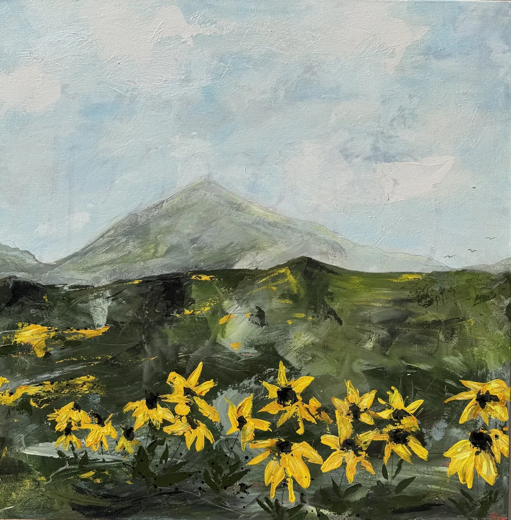 Jessica Craig +Wirebird Makes | Abstract Landscape painter in