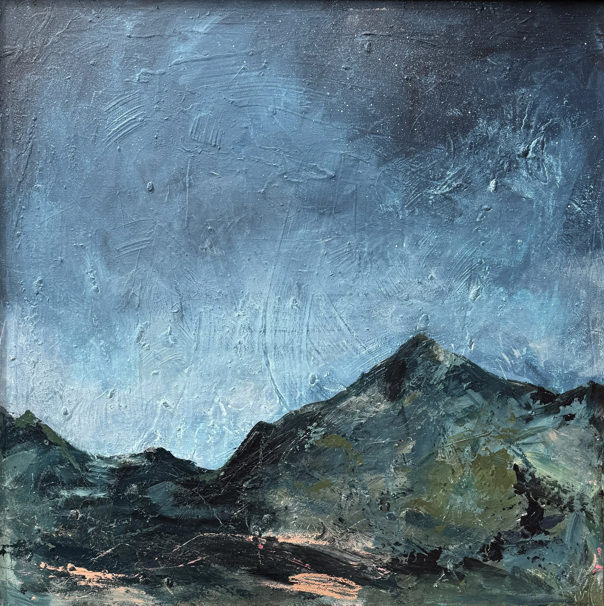 "I Sing Through The Shadows" — Original Abstract Painting, 36x36 | Denver Colorado Artist Jessica Craig