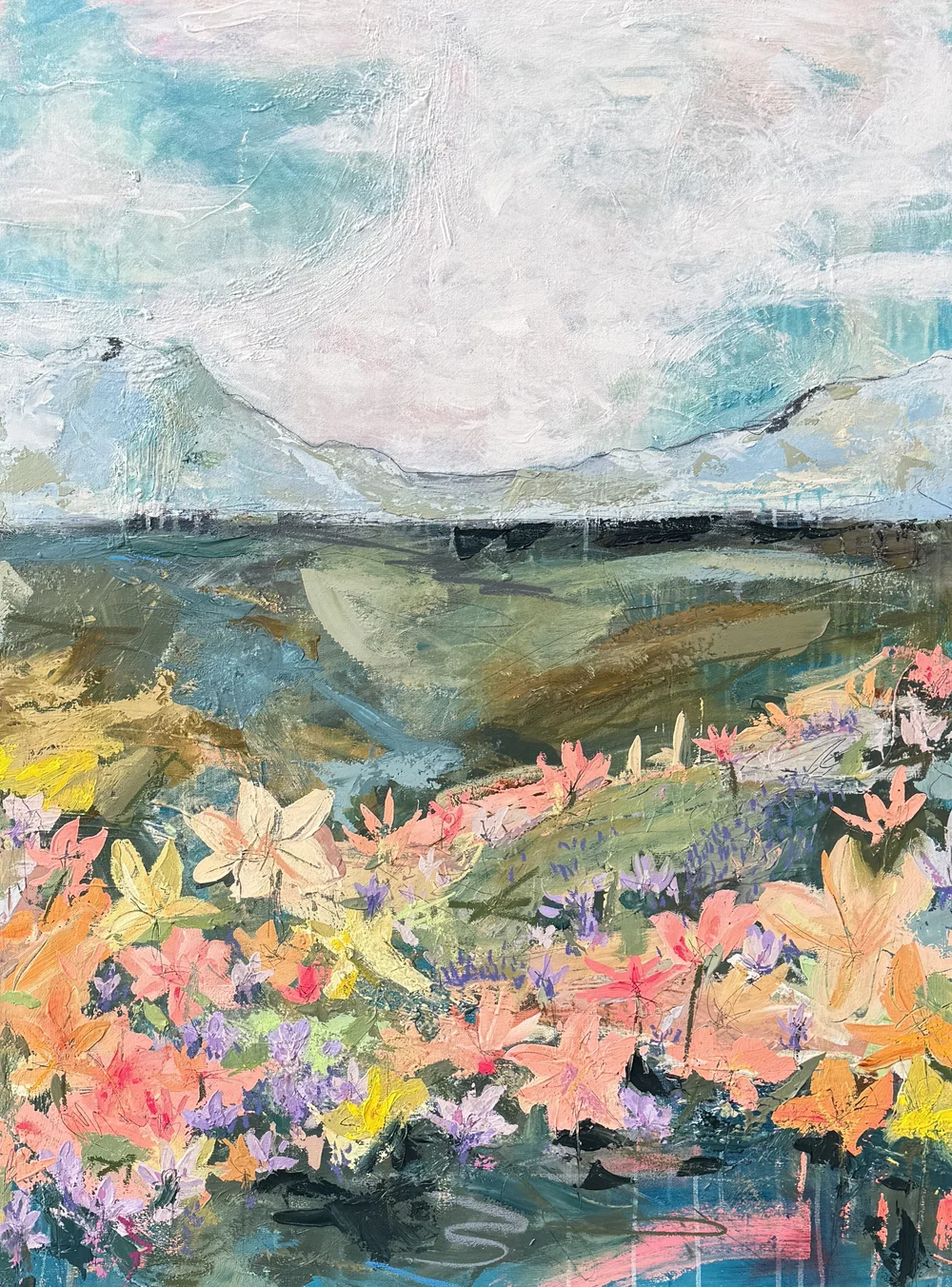Jessica Craig +Wirebird Makes | Abstract Landscape painter in
