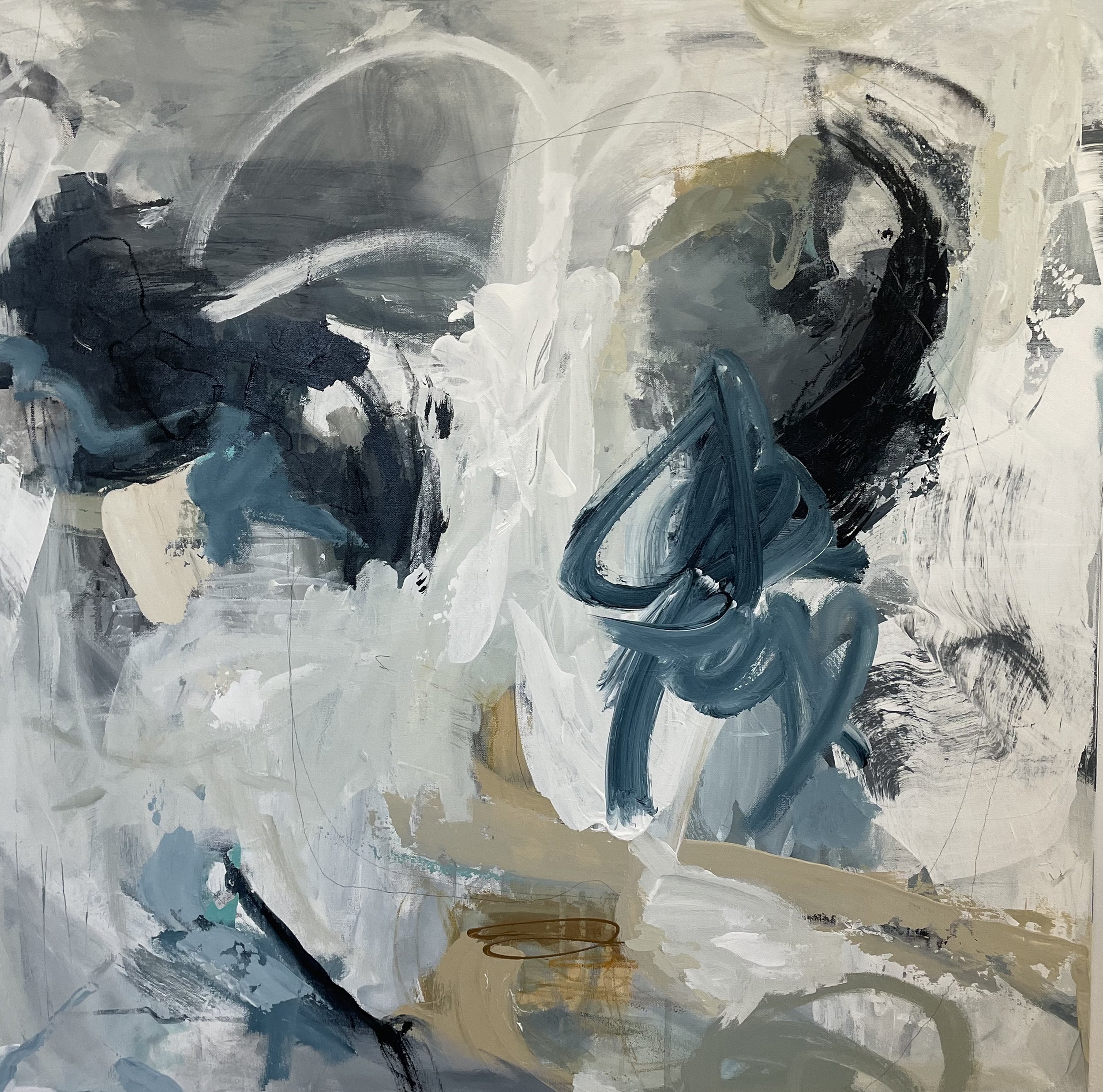 Catch Me a Dream
36x36 Acrylic and Charcoal $1200