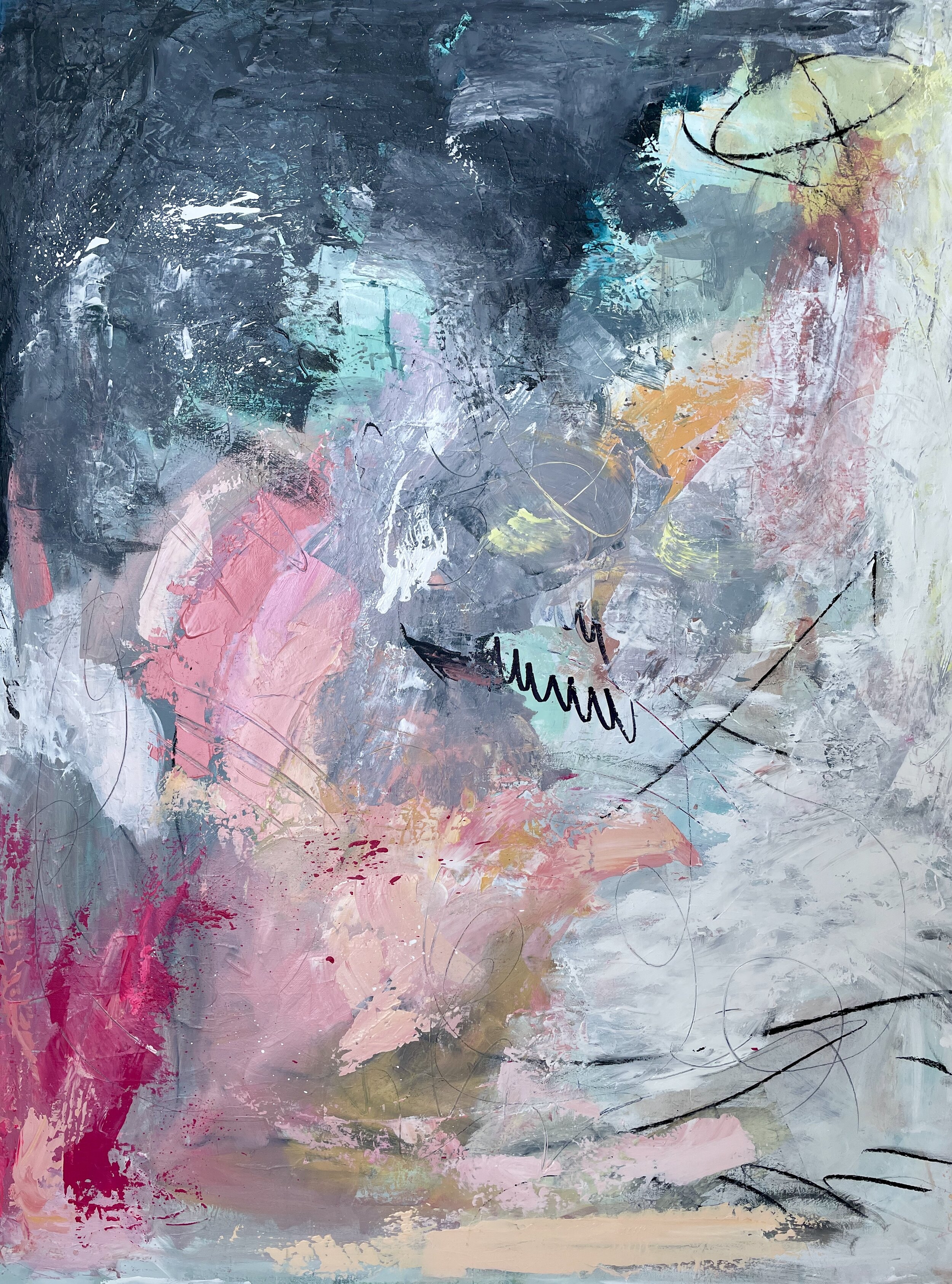 Honesty
36x48
Acrylic and Charcoal on Canvas
$1295