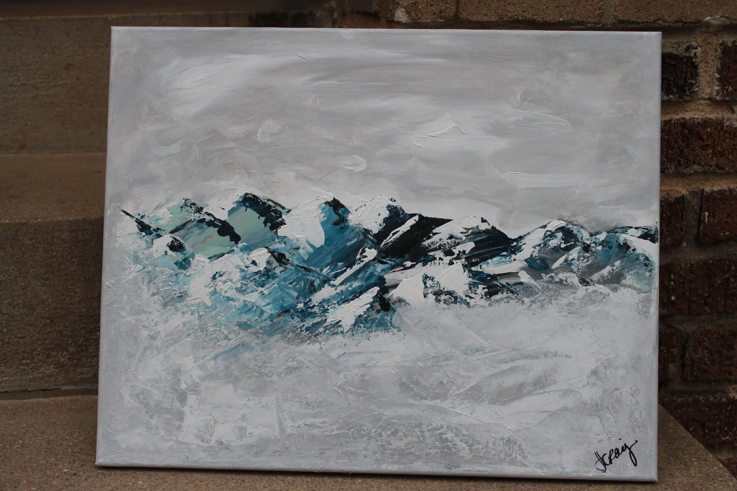 No Name  20x30 Acrylic on Canvas SOLD