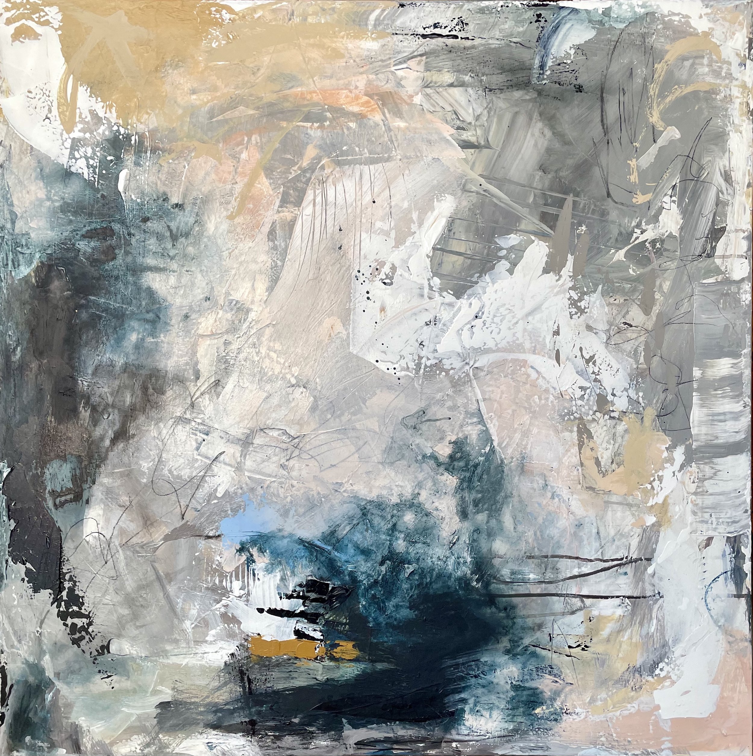 Blue Lagoon 36x36 $1100