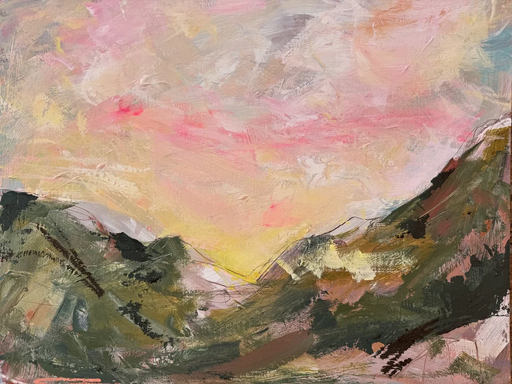Jessica Craig +Wirebird Makes | Abstract Landscape painter in
