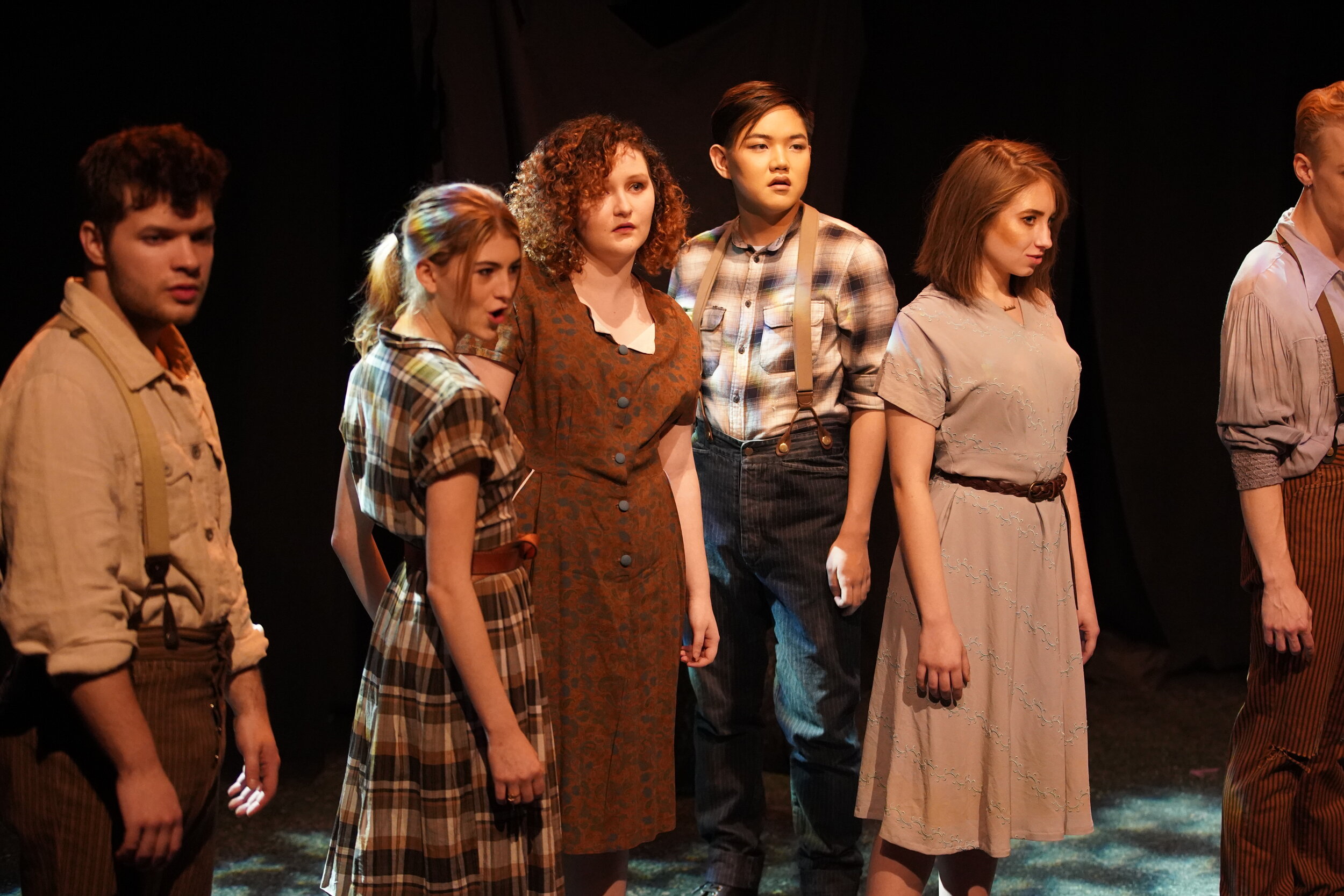 Malcolm Durning, Georgia Waehler, Maggie Hall, Sam Burros, and Emily Rynasko