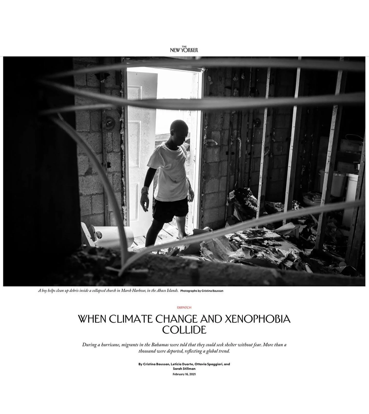 When Hurricane Dorian hit the Bahamas in August 2019, migrants were told they could seek shelter without fear. In the months following the storm, more than a thousand were deported – including Nadia and her two sons. Over the course of six mont
