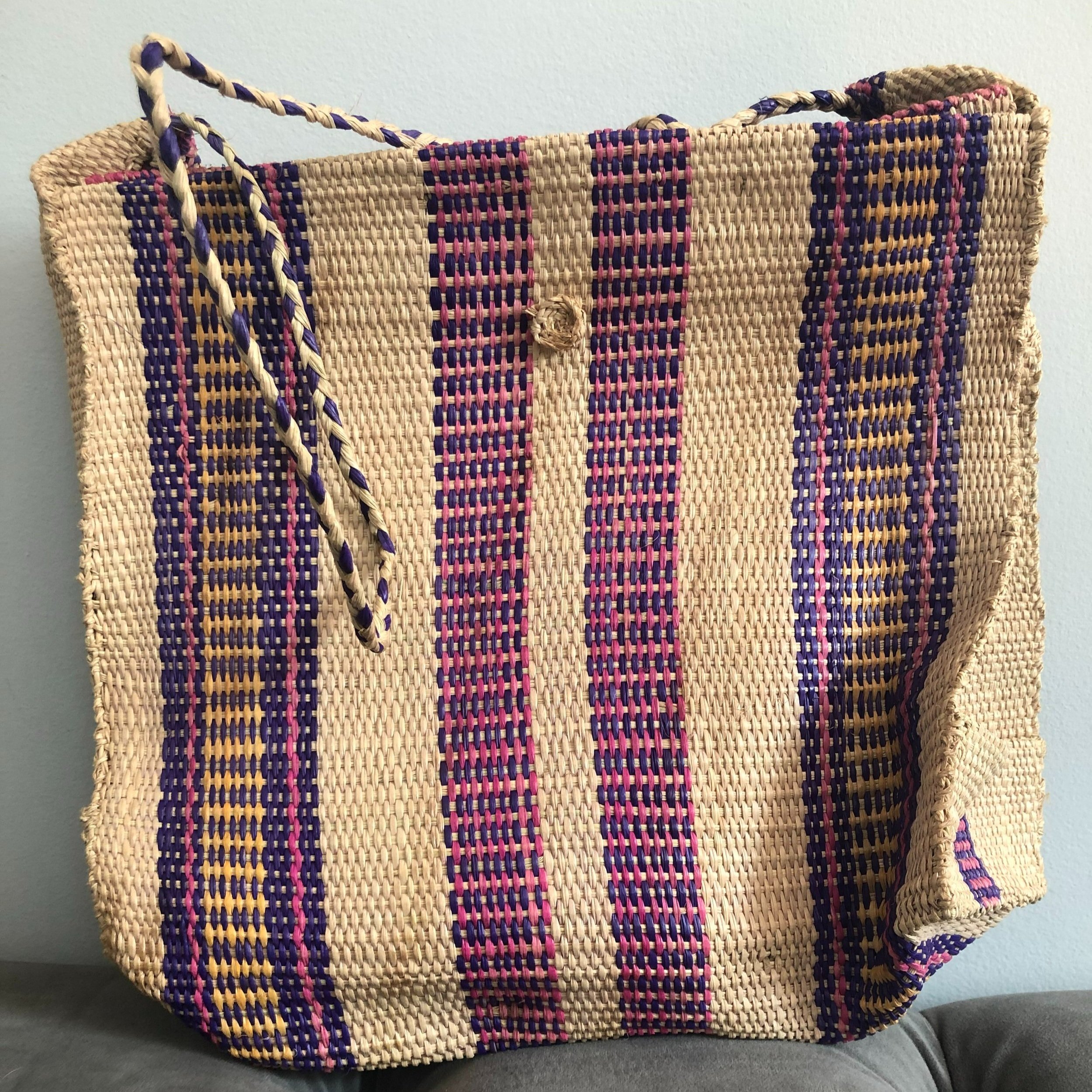 Raffia Handbag - Sierra Leone: $25