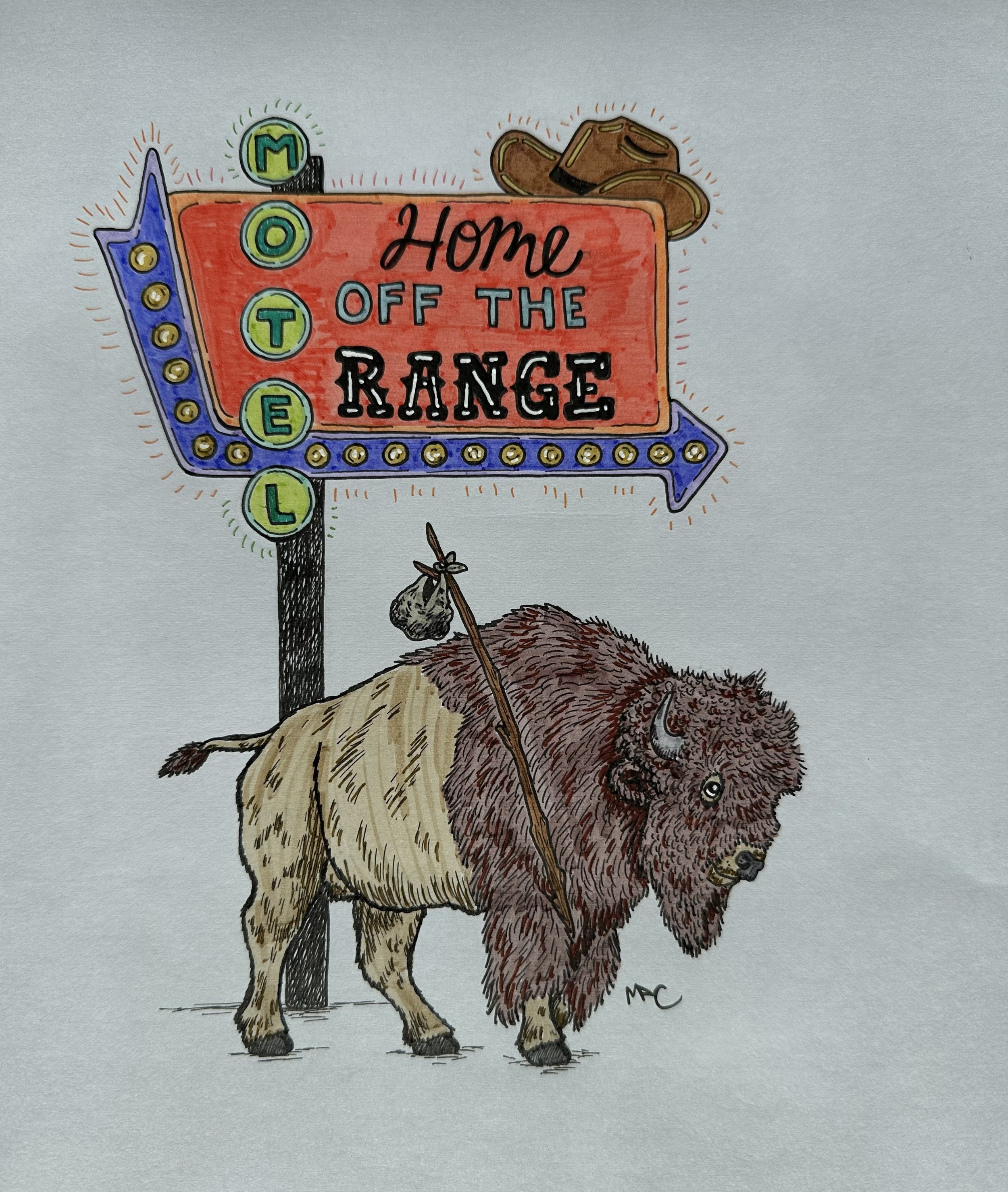 Home Off the Range - 8x10