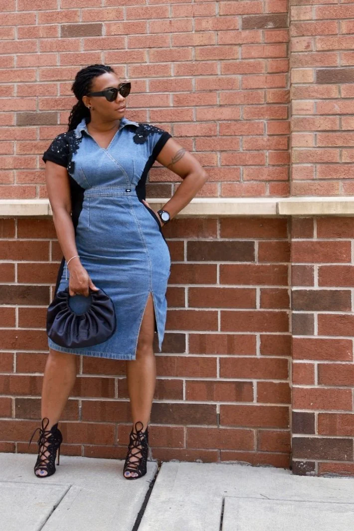 Edgy Denim Dress
$64.50