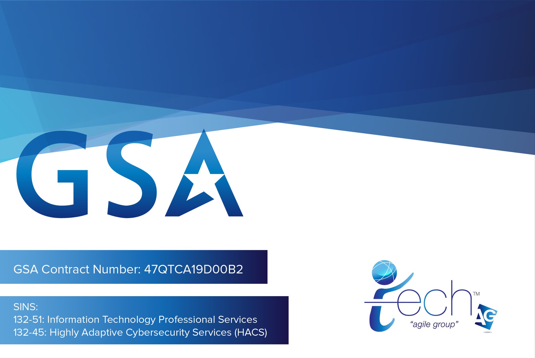 New Award: GSA IT Schedule 70