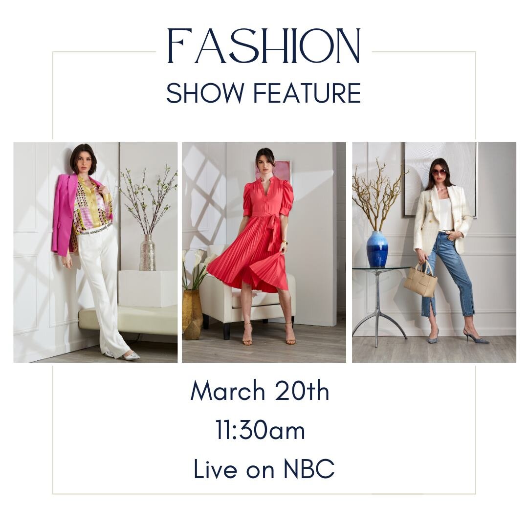 We are so excited to be featured on California Live Wednesday, March 20th at 11:30am on NBC with @amberpfister_. President @traceycastle99 and Fashion Show Director @dianamarin4life will be at the @fairmontcenturyplaza to preview our upcoming 32nd An