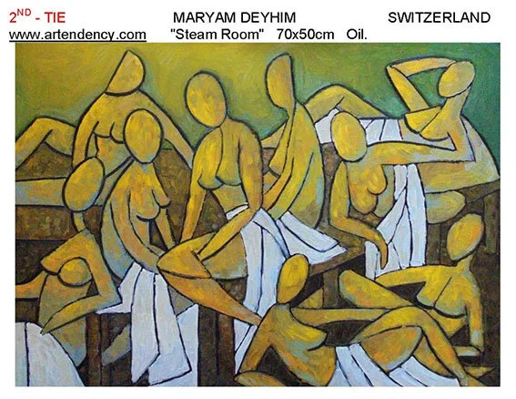 Maryam takes 2nd place in Best Cubism Of 2014 American Art Awards