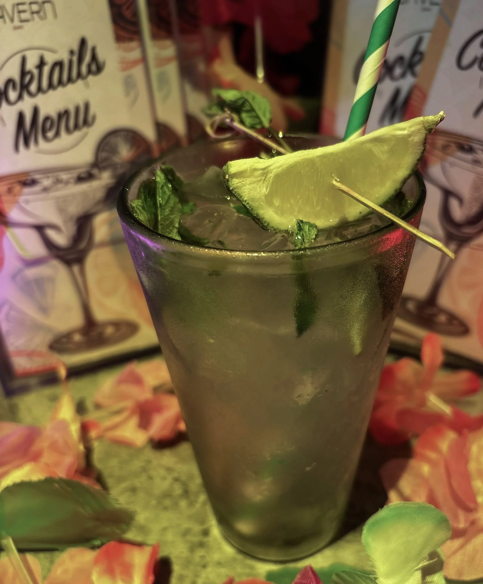 🍃🌿 Classic Mojito 🍹

Bacardi Carta Blanca Rum, Fresh Mint & Lime Juice

Some say the Mojito's story began in 16th-century Havana, where Sir Francis Drake's crew enjoyed an early version of the drink after arriving on the island. However it started