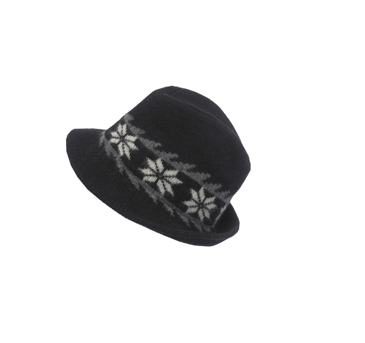 Felted fedora hat