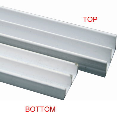 Pvc Double Channel