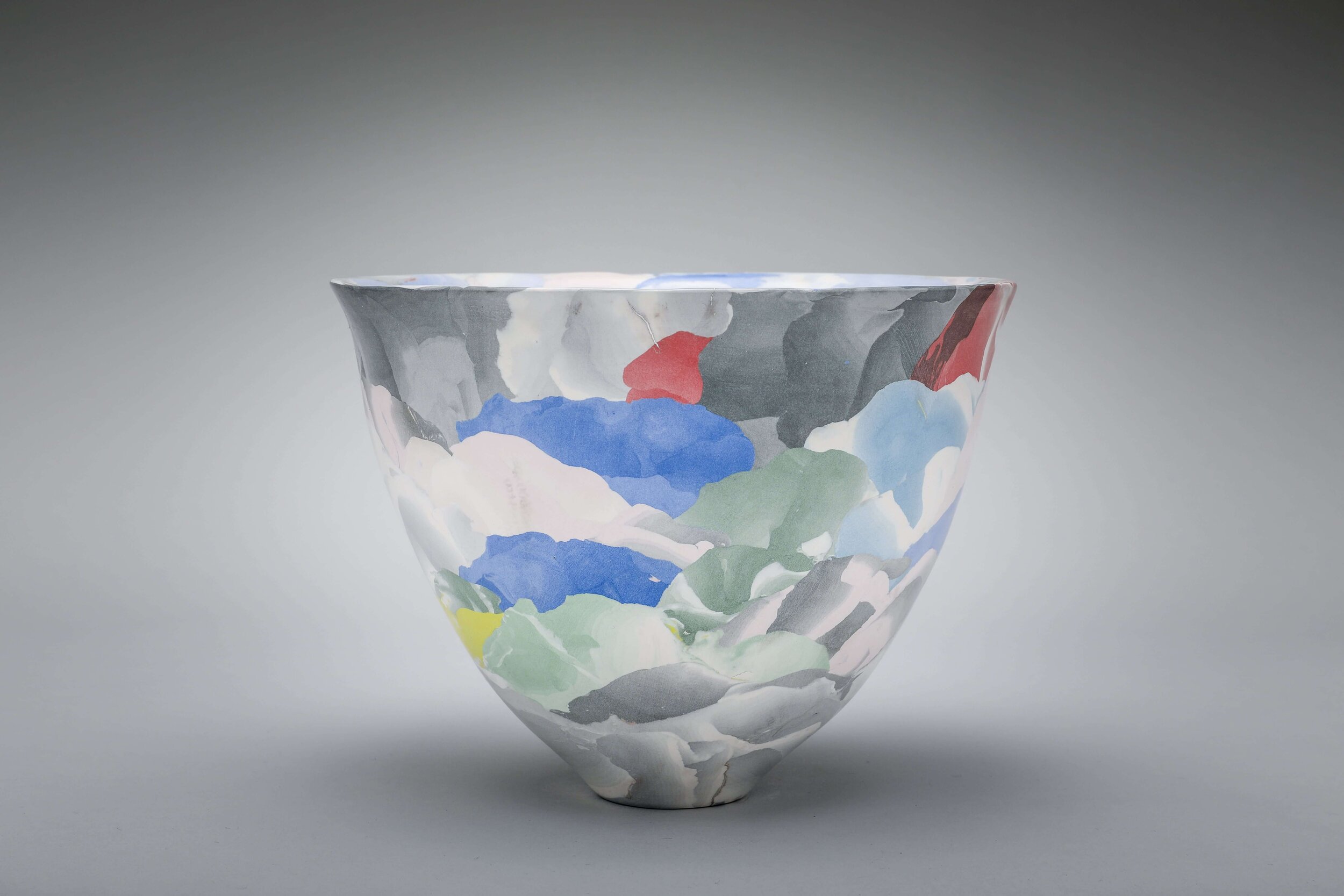 Porcelain Nerikomi bowl