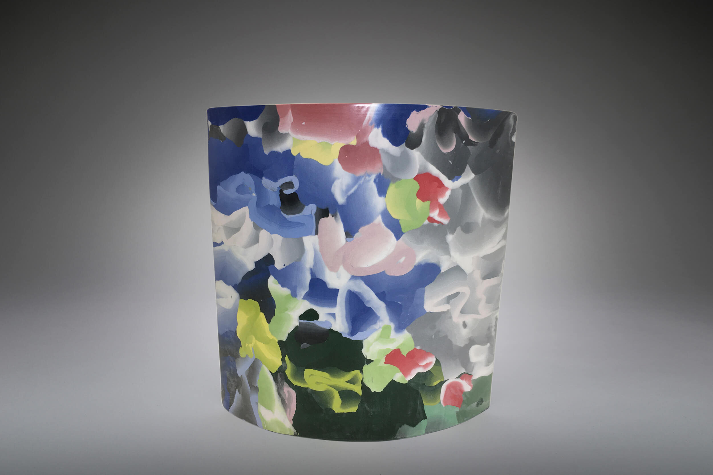 Porcelain Nerikomi tall vase large
