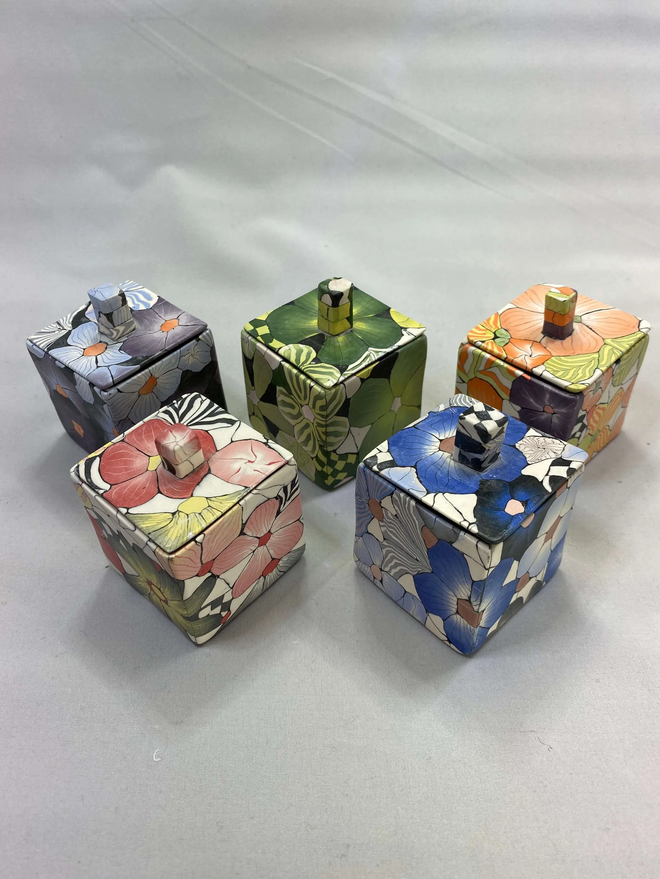 Small floral boxes