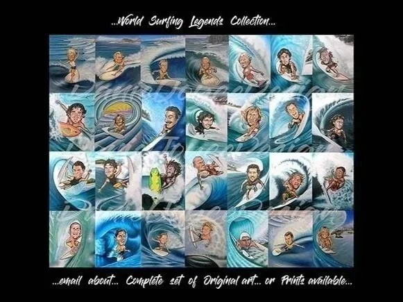 World Surfing Legends collection (signed)