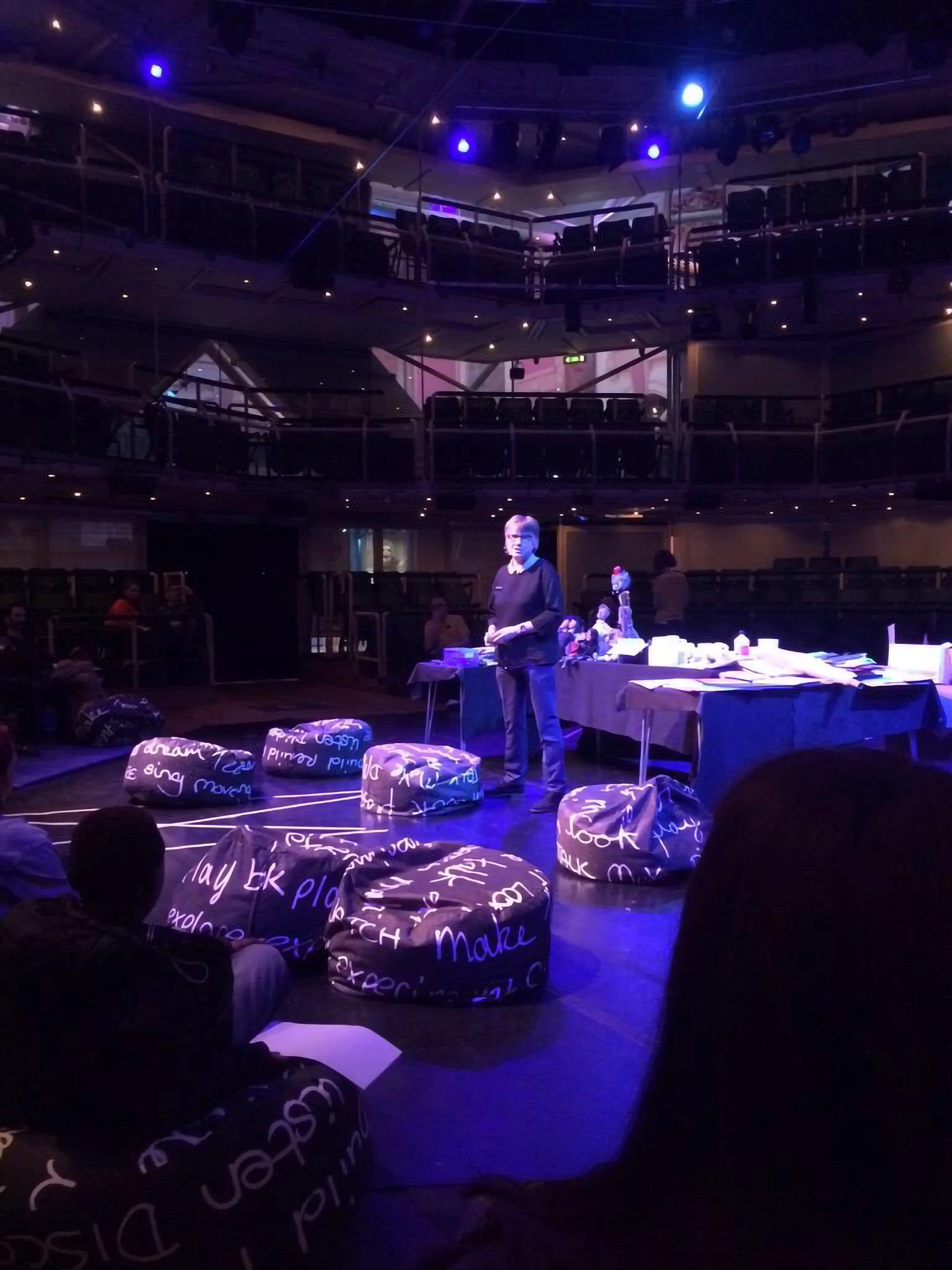 MC-ing at The Royal Exchange Theatre