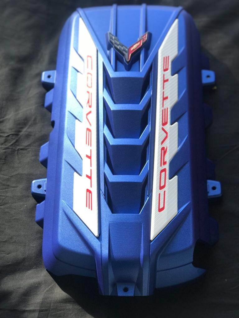 ELKHART BLUE WHITE CARBON FIBER RAILS