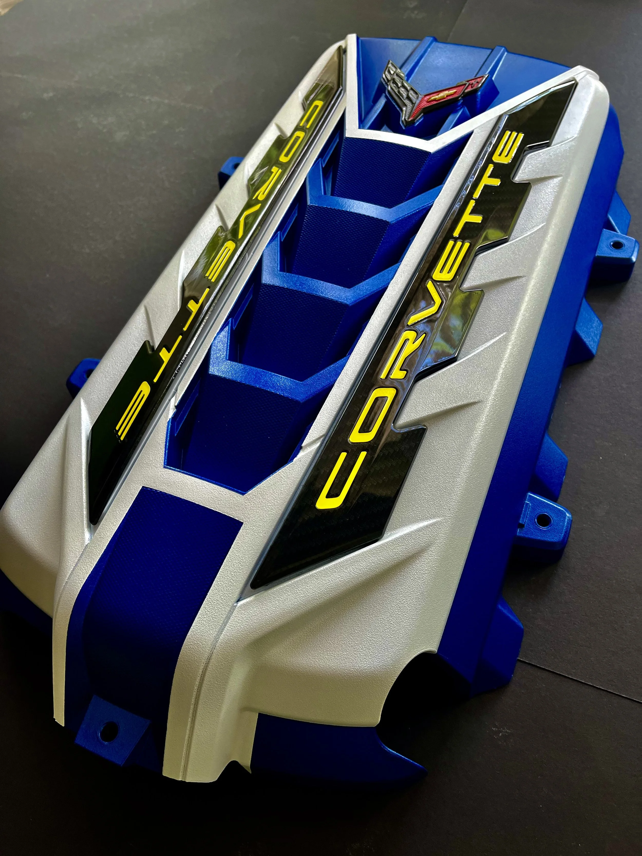 RIPTIDE BLUE ARCTIC WHITE CARBON FIBER RAILS — RACEREADYPANELS