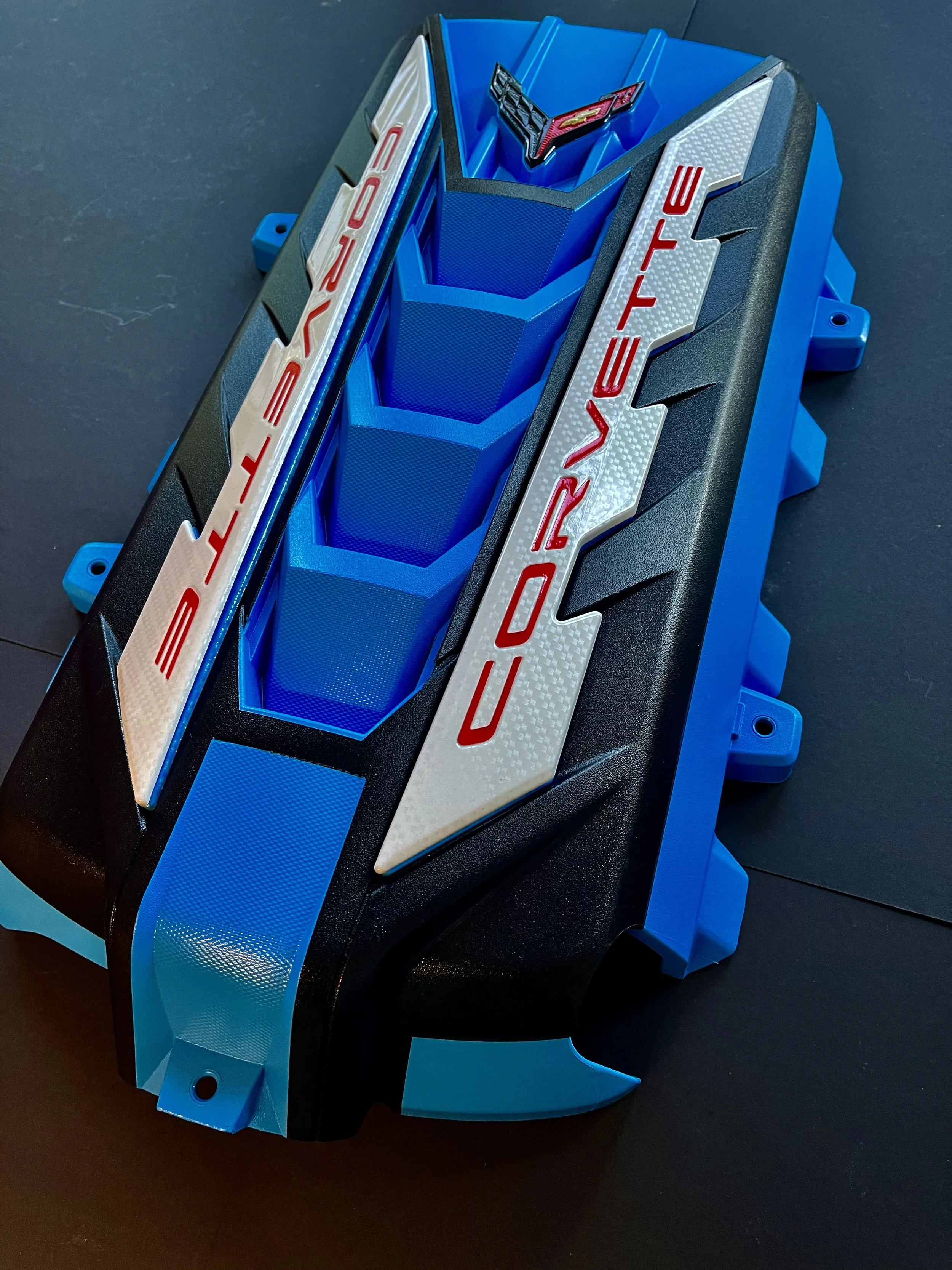 RAPID BLUE ARCTIC WHITE CARBON FIBER RAILS — RACEREADYPANELS