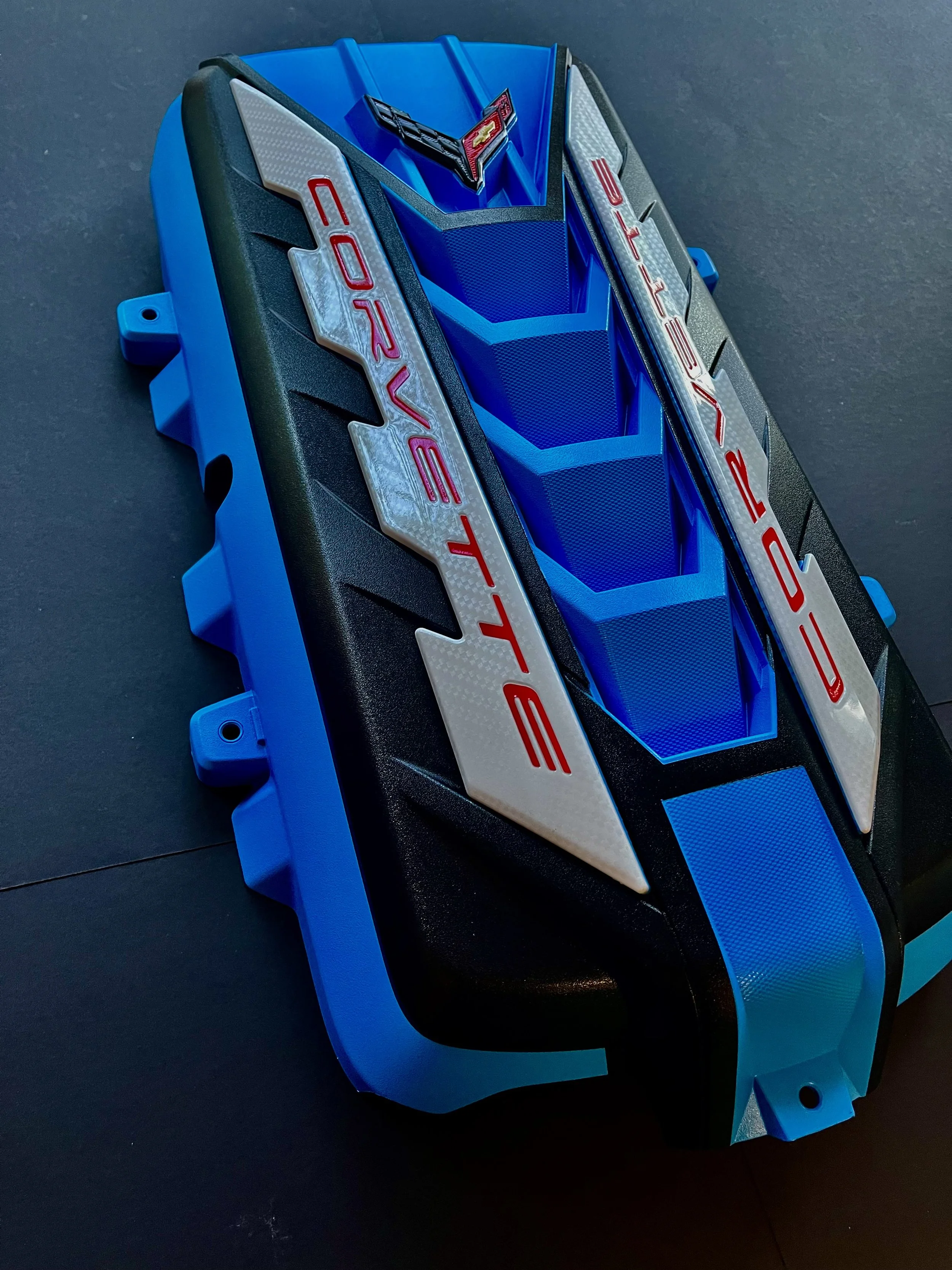 RAPID BLUE ARCTIC WHITE CARBON FIBER RAILS — RACEREADYPANELS