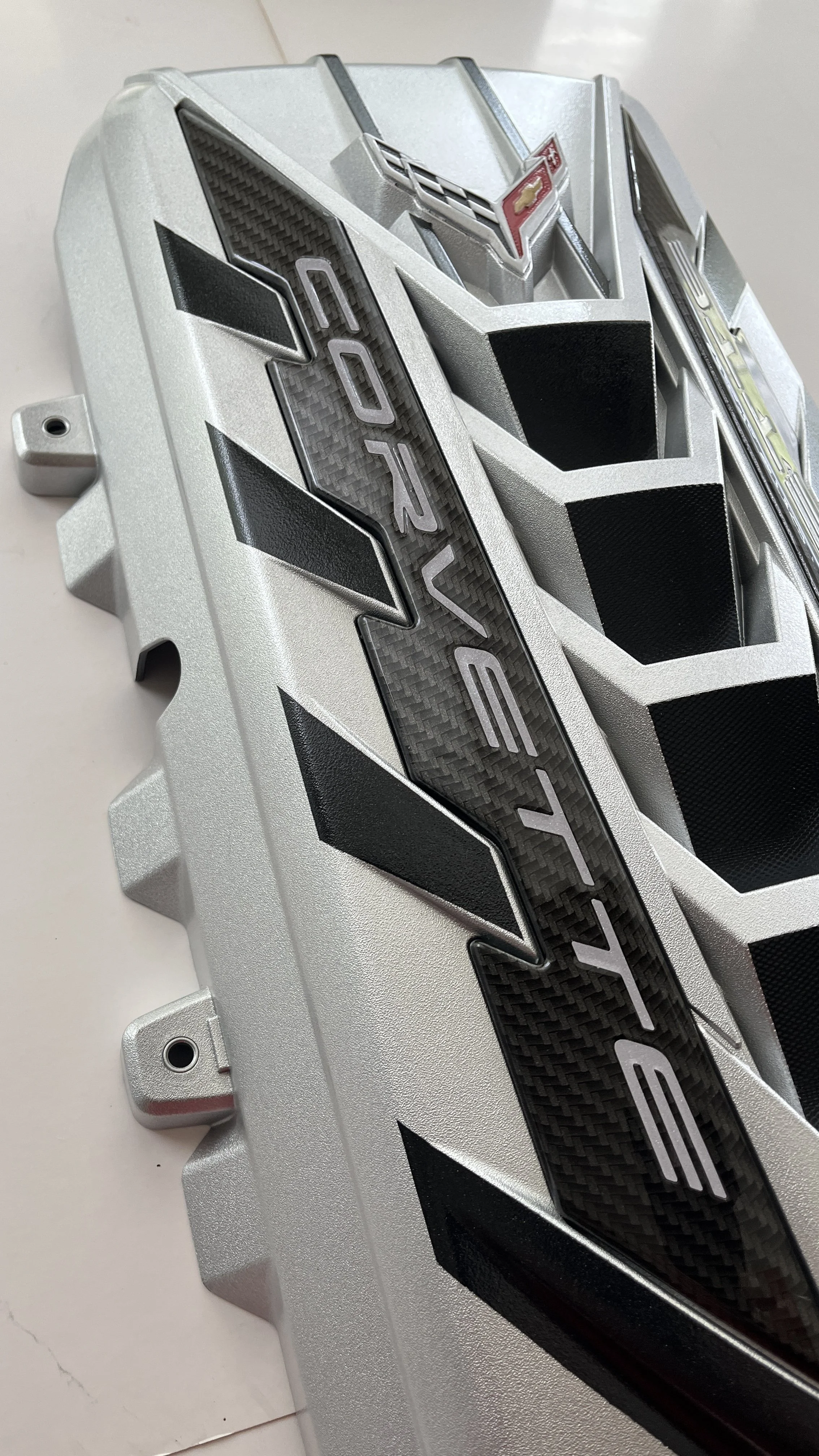 BLADE SILVER CARBON FIBER RAILS SILVER FLAG