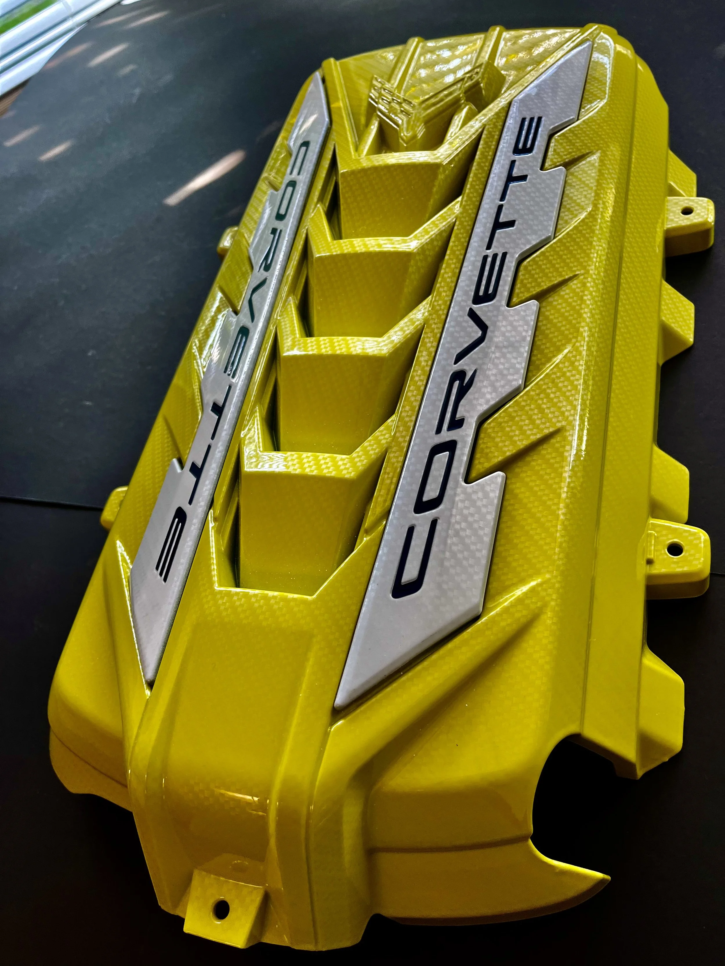 ACCELERATE YELLOW CARBON FIBER ARCTIC WHITE CARBON FIBER RAILS ...