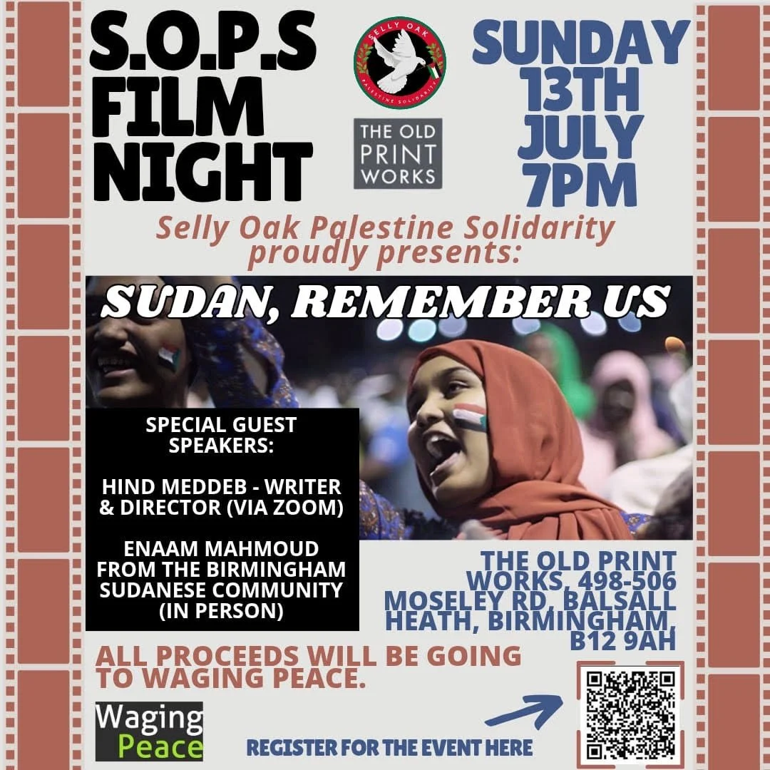 Selly Oak Palestine Solidarity presents Sudan, Remember Us
