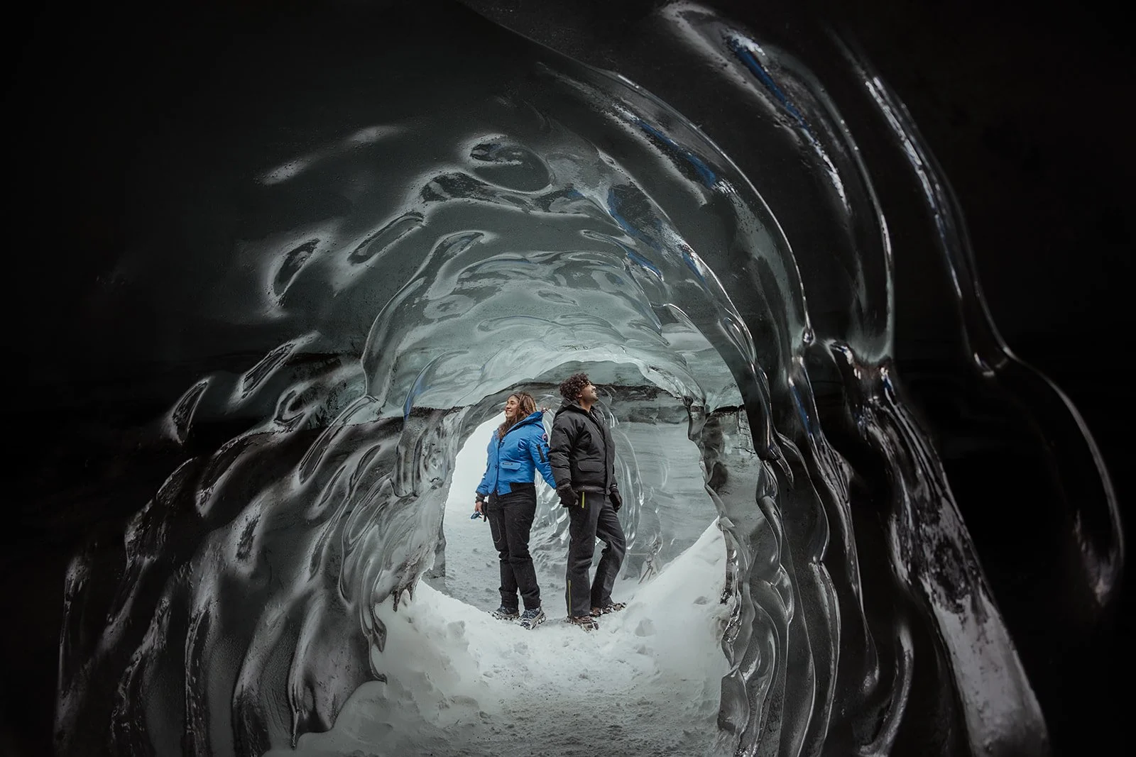 engagement photos after Iceland proposal