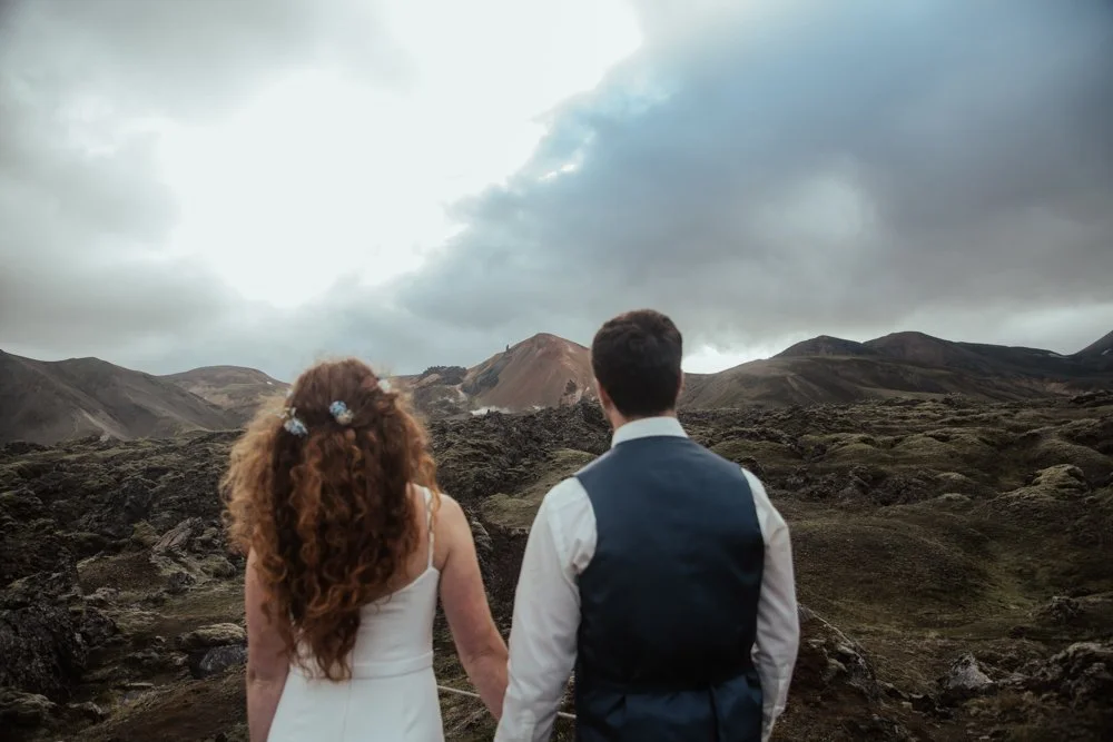 leave no trace wedding ceremony in Iceland wilderness