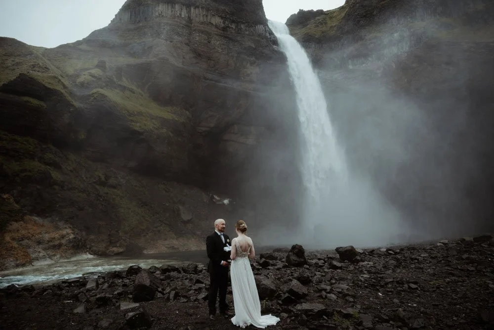 A Haifoss Elopement: Exchanging Private Vows