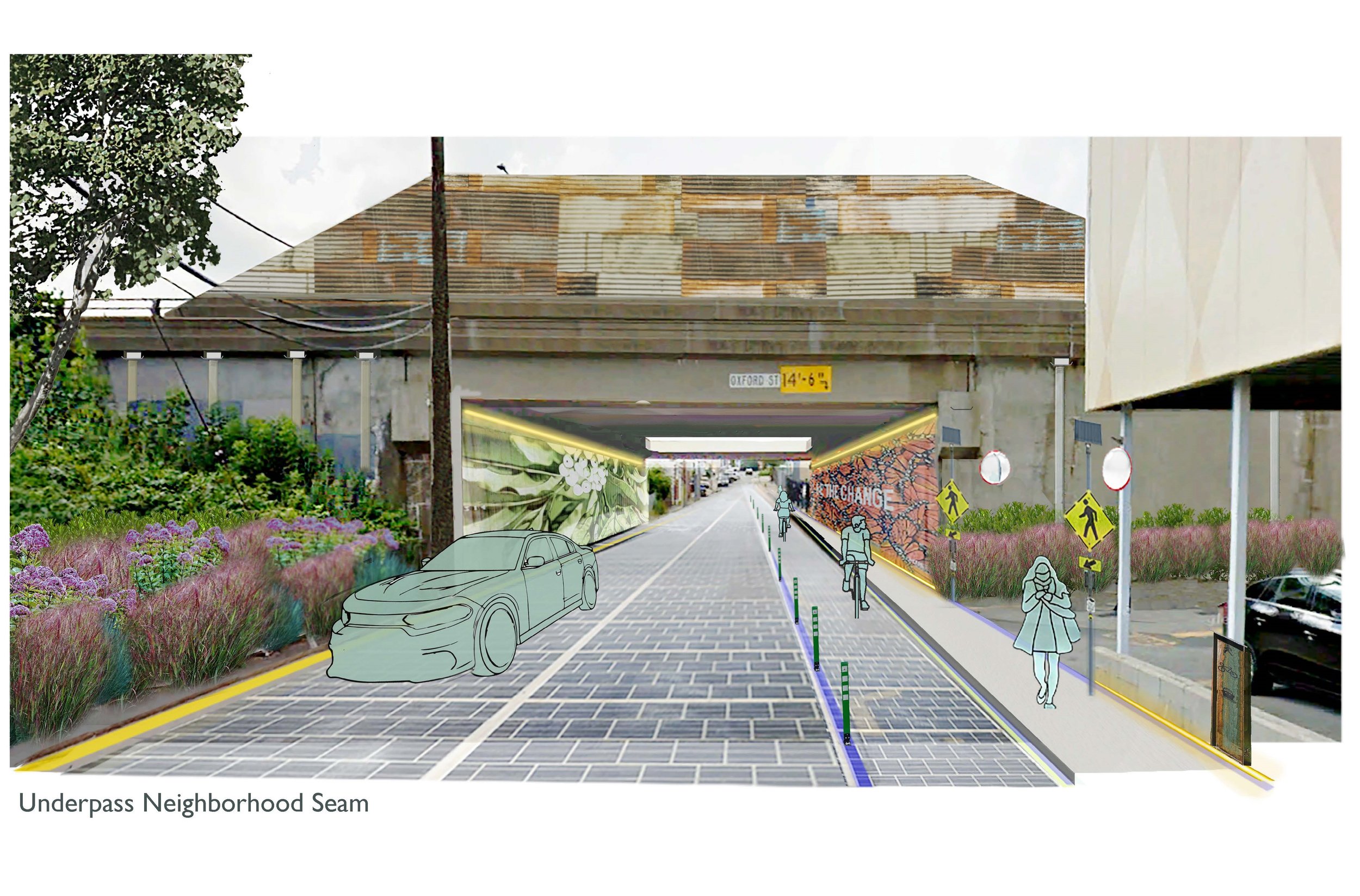  Underpass Neighborhood Seam in Providence by Nora Masler of Northeastern School of Architecture  