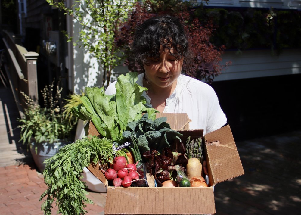 Pip &amp; Anchor community food boxes.