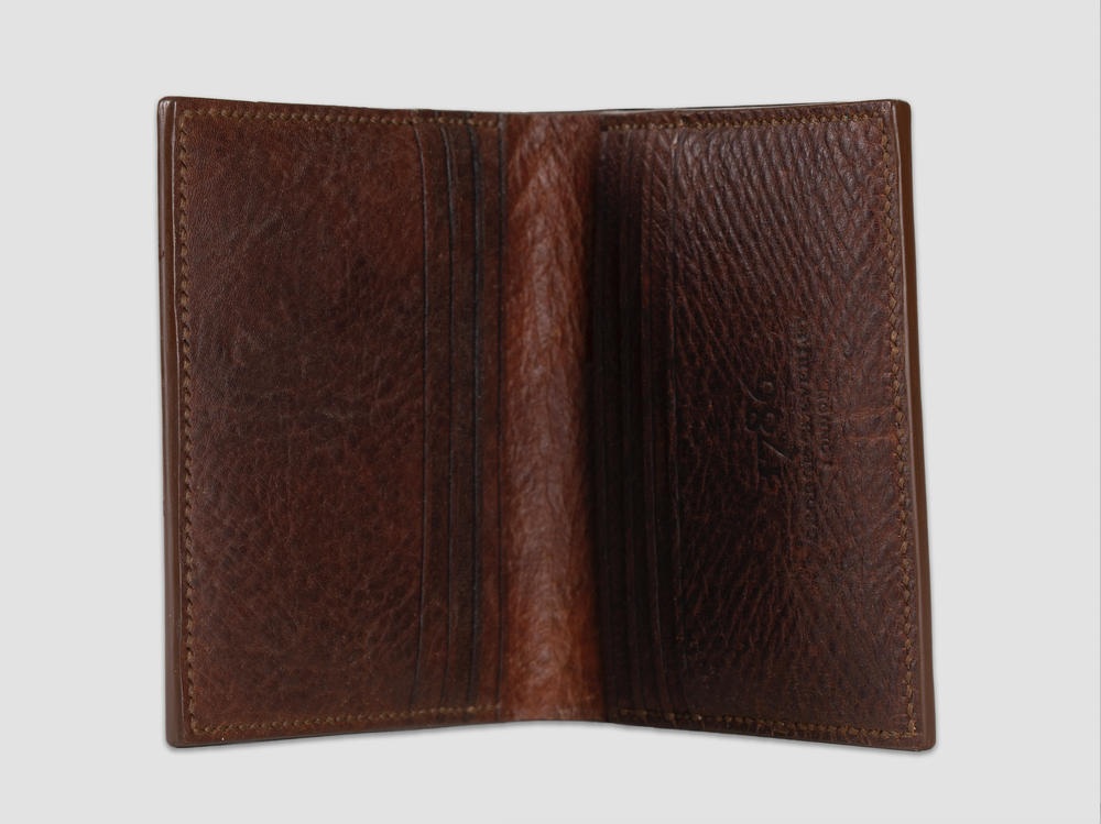 1786 GEORGE CLEVERLEY ロシアンカーフ カードケース