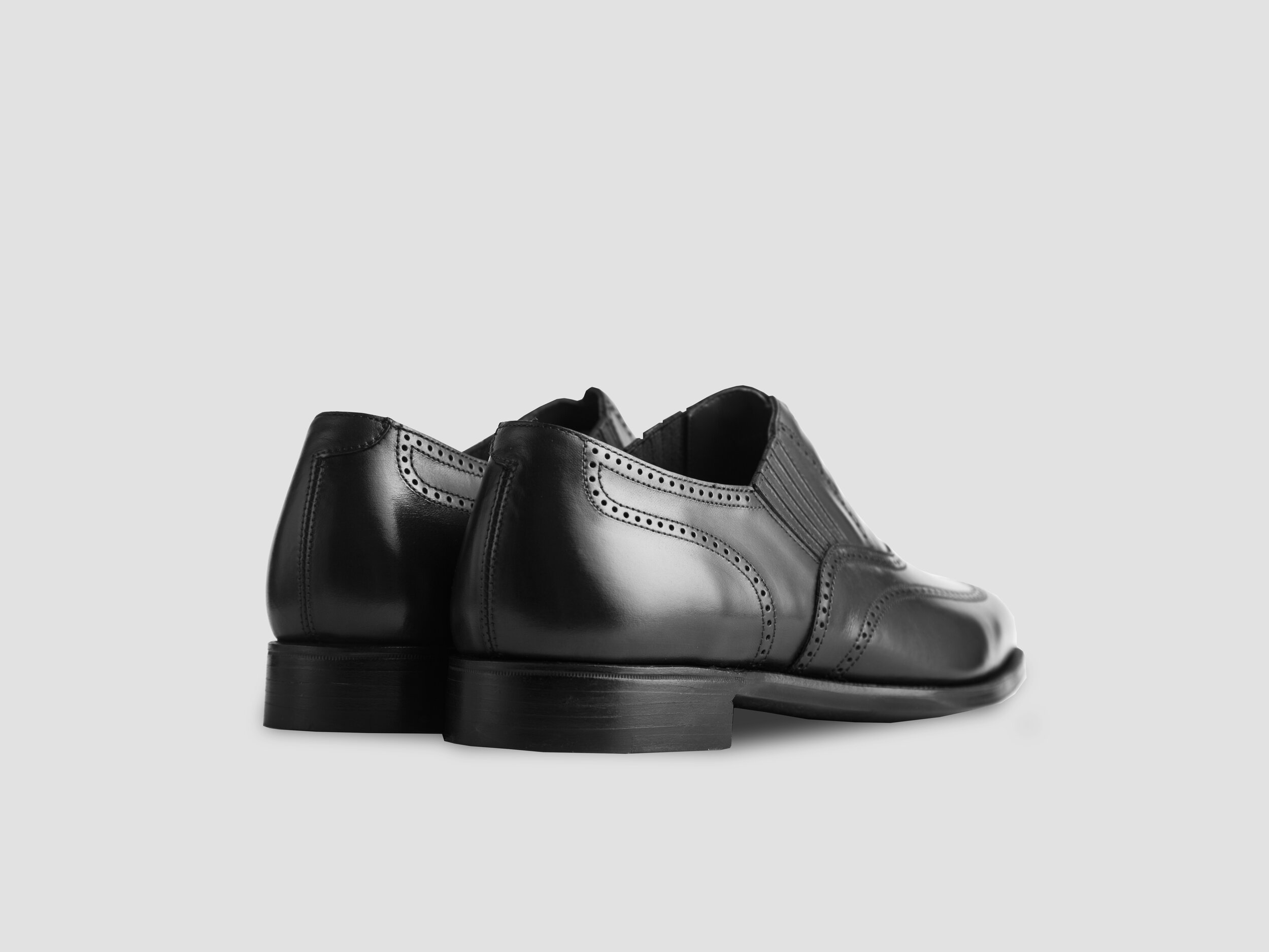 Winston Cherry Brogue Oxford Leather Shoes
