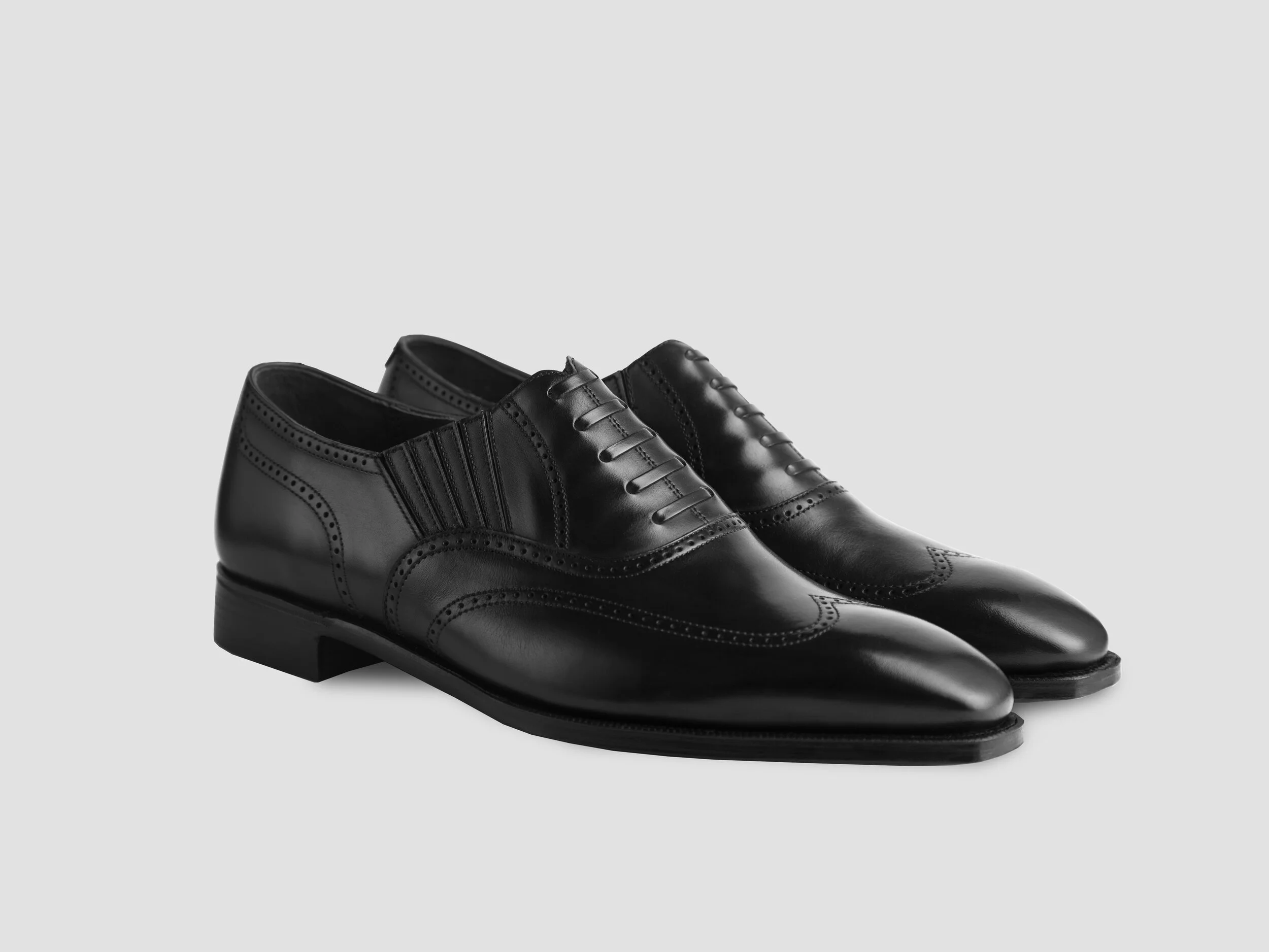 george cleverley Anthony in Polo Suede Calf New Arrivals Black