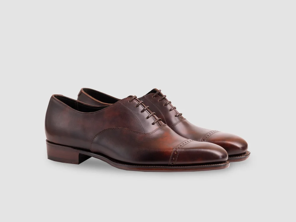 Cap Toe George Cleverley Bespoke Price Leather Shoes Gj Cleverley