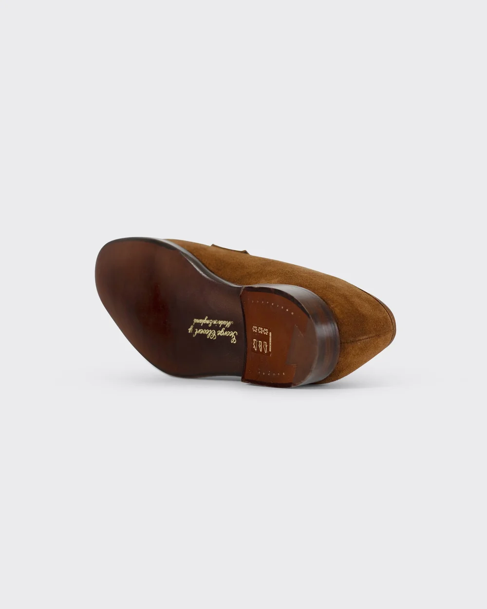 Mocassins George Cleverley Anthony - Taille US 10.5, Marron Peau De Daim (Occasion Bon État)