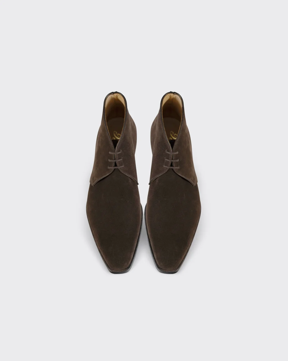 Nathan in Dark Brown Suede Calf — George Cleverley display picture 3