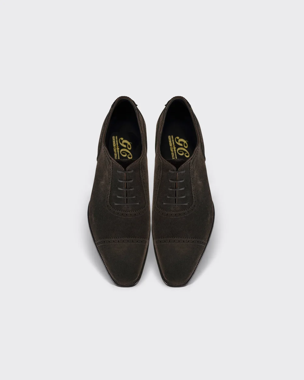Adam II in Dark Brown Suede — George Cleverley
