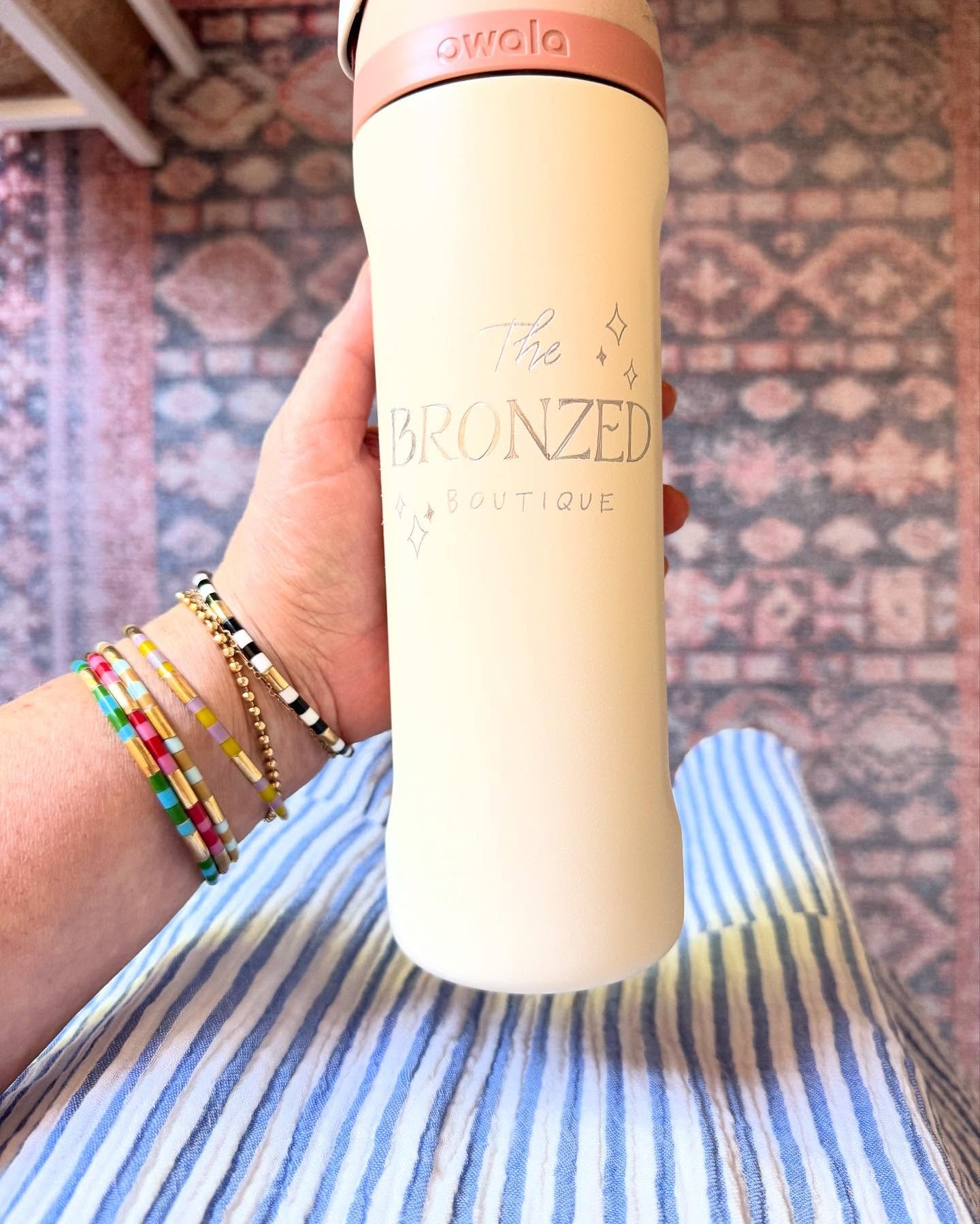 The best part of engraving logos is meeting other small business owners✌️