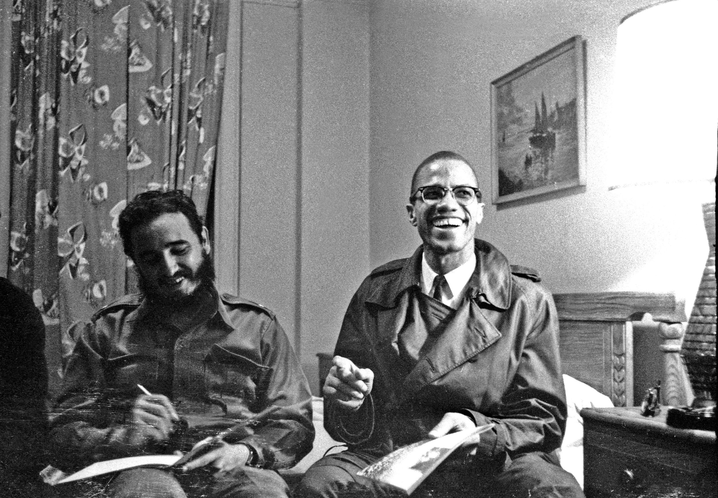 Fidel and Malcom xOctober 19, 1960 Prensa Latina / Reuters