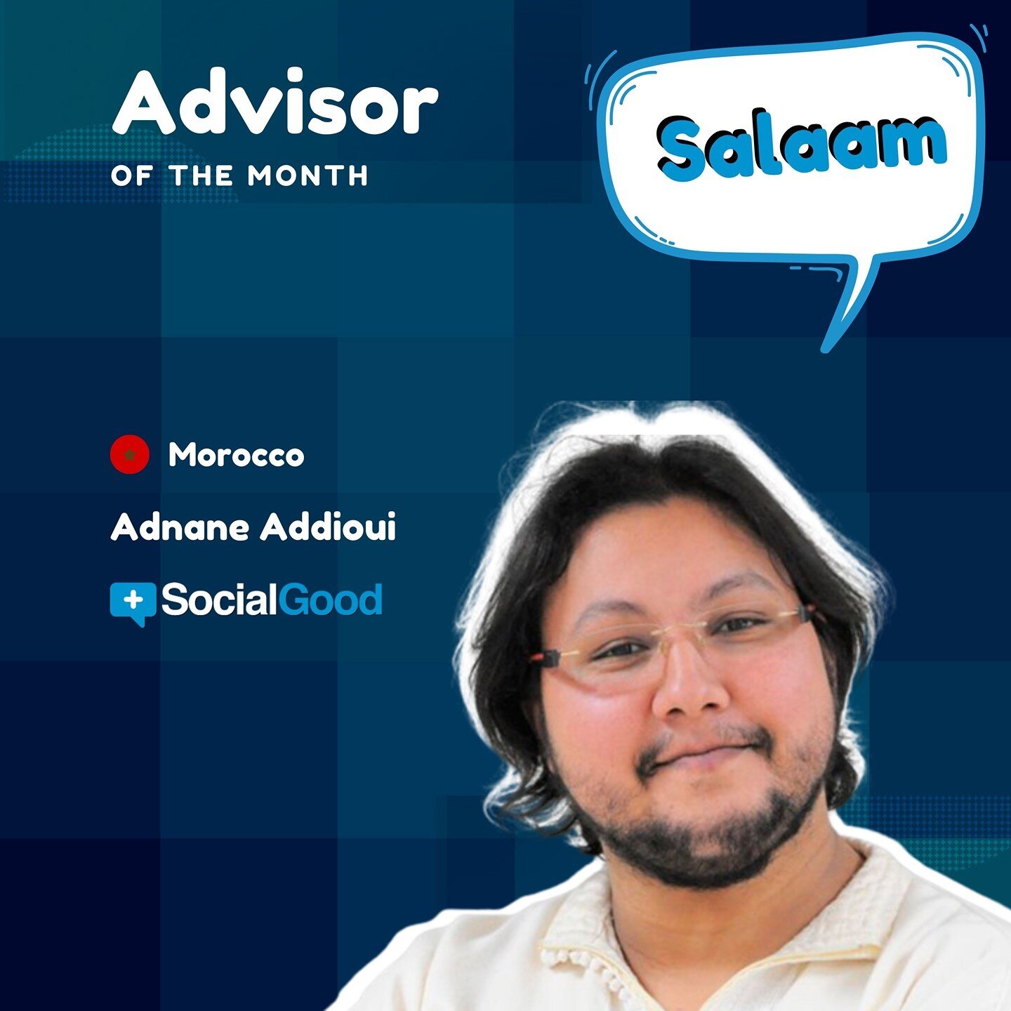 Meet our Advisor of the month, Adnane Addioui @adnanea

As a social commentator, aspiring social entrepreneur and disruptive-thinker, Adnane Addioui works in the MENA region, particularly in Morocco, to enable creative thinking, entrepreneurship and 